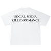 SOCIAL MEDIA KILLED ROMANCE УНИСЕКС OVERSIZED ТЕНИСКА